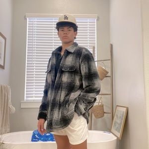 Flag & Anthem Shaggy Sherpa Shirt Jacket